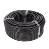 Flame retardant corrugated threading hose